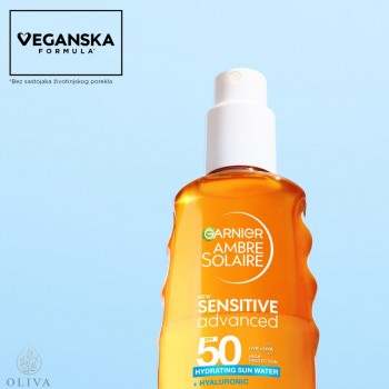 Garnier Ambre Solaire Dvofazna vodica za zaštitu od sunca SPF 50 150 ml