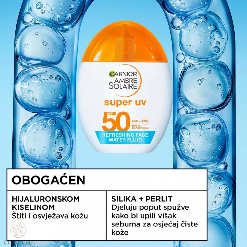 Garnier Ambre Solaire Super Uv Fluid Za Lice Spf 50 40 Ml