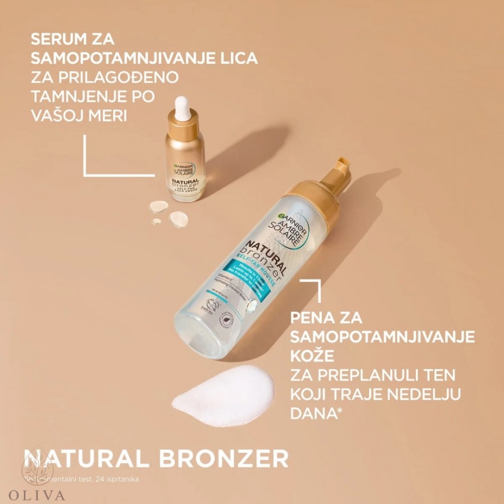 Garnier Ambre Solaire Natural Bronzer Serum Za Samopotamnjivanje 30 Ml