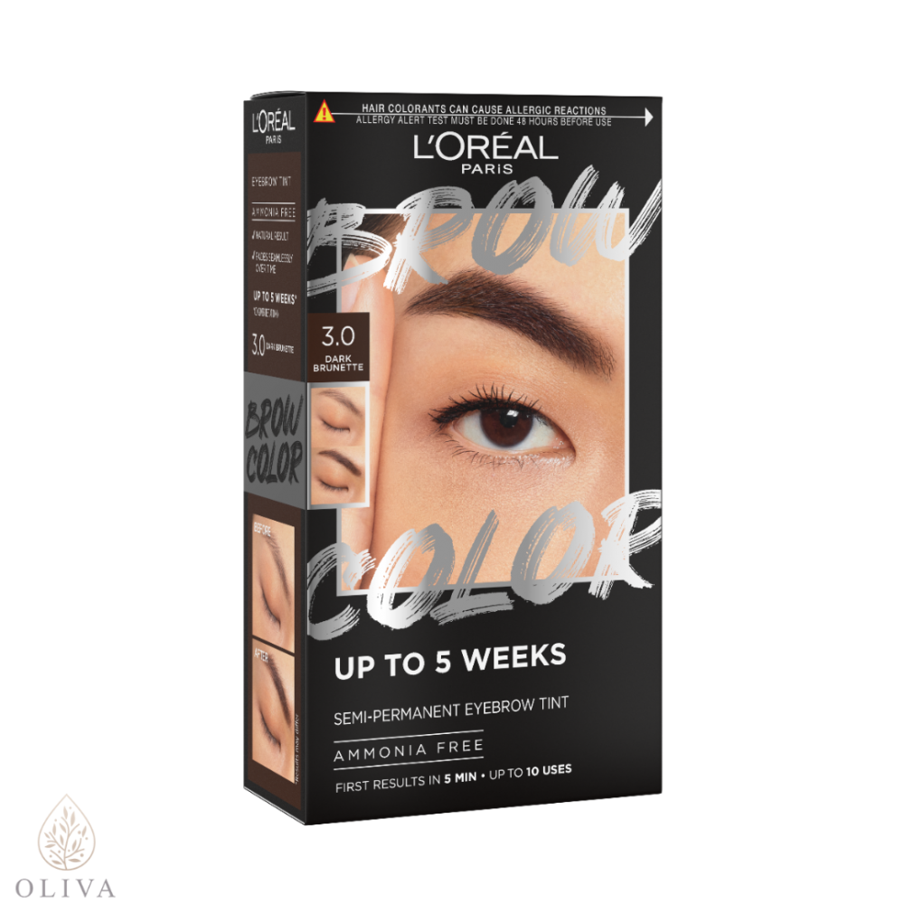 L'oréal Paris Brow Color Polutrajna Boja Za Obrve 3.0 Dark Brunette​