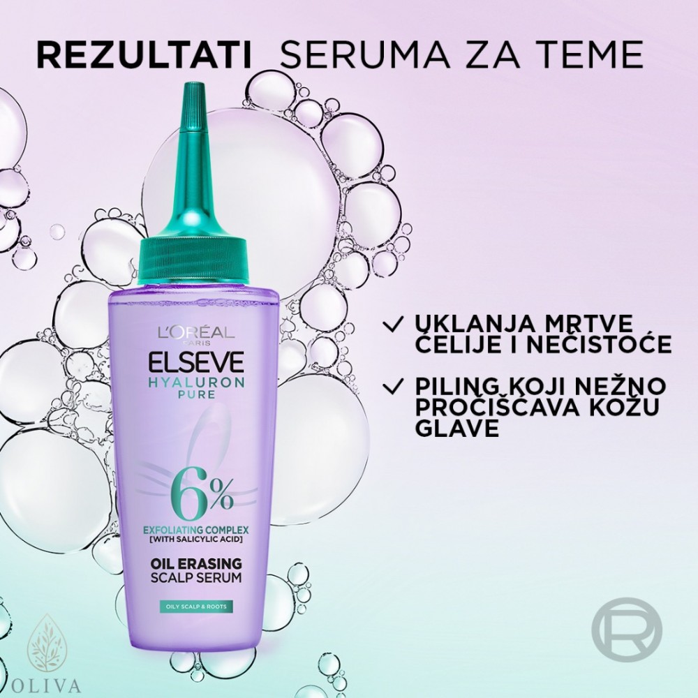 L’oreal Paris Elseve Hyaluron Pure Serum Za Teme Koje Se Brzo Masti