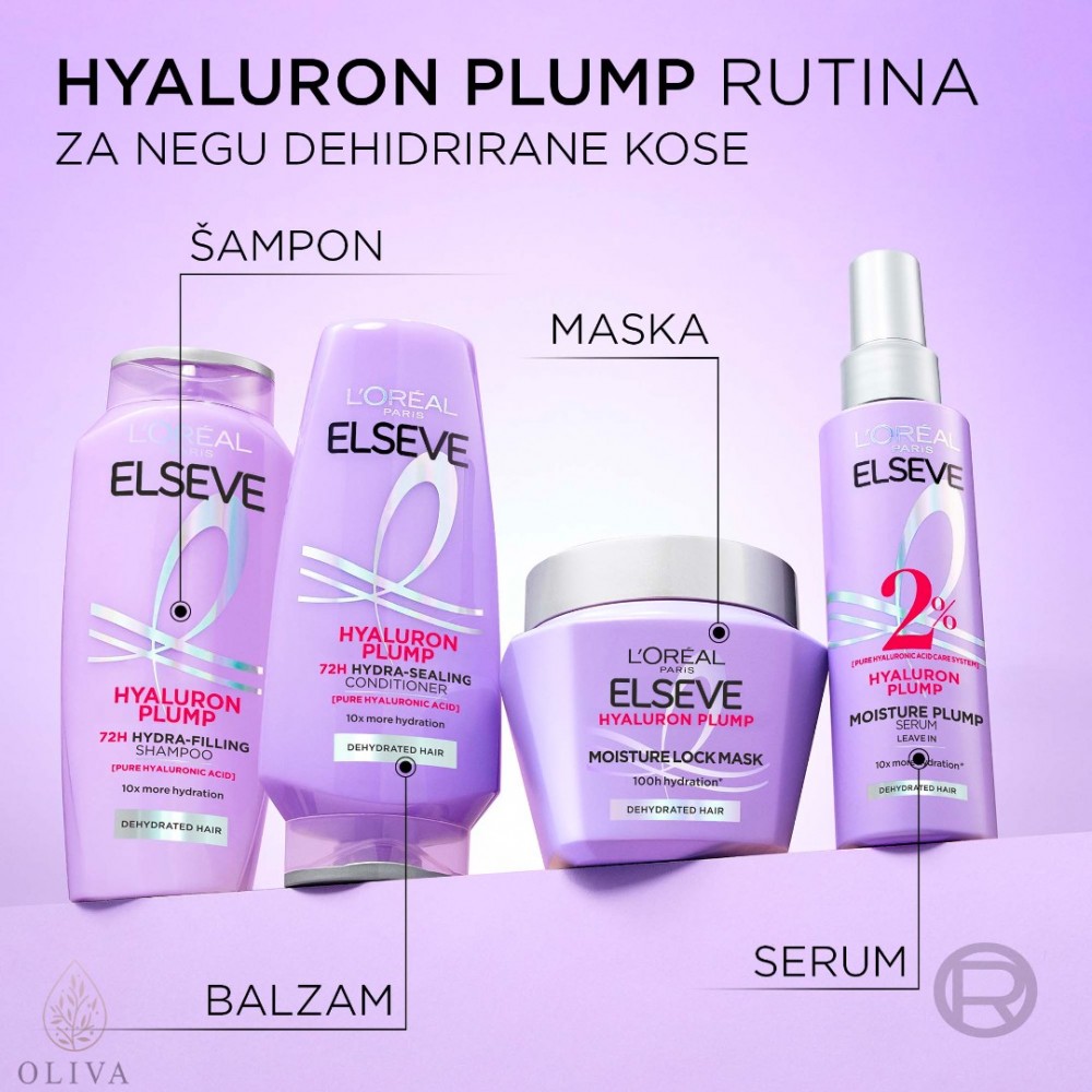 L'OREAL Paris Elseve Hyaluron Plump maska 300 ml