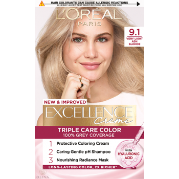 L'OREAL Paris Excellence 9.1 boja za kosu L'OREAL Paris Excellence 9.1 boja za kosu