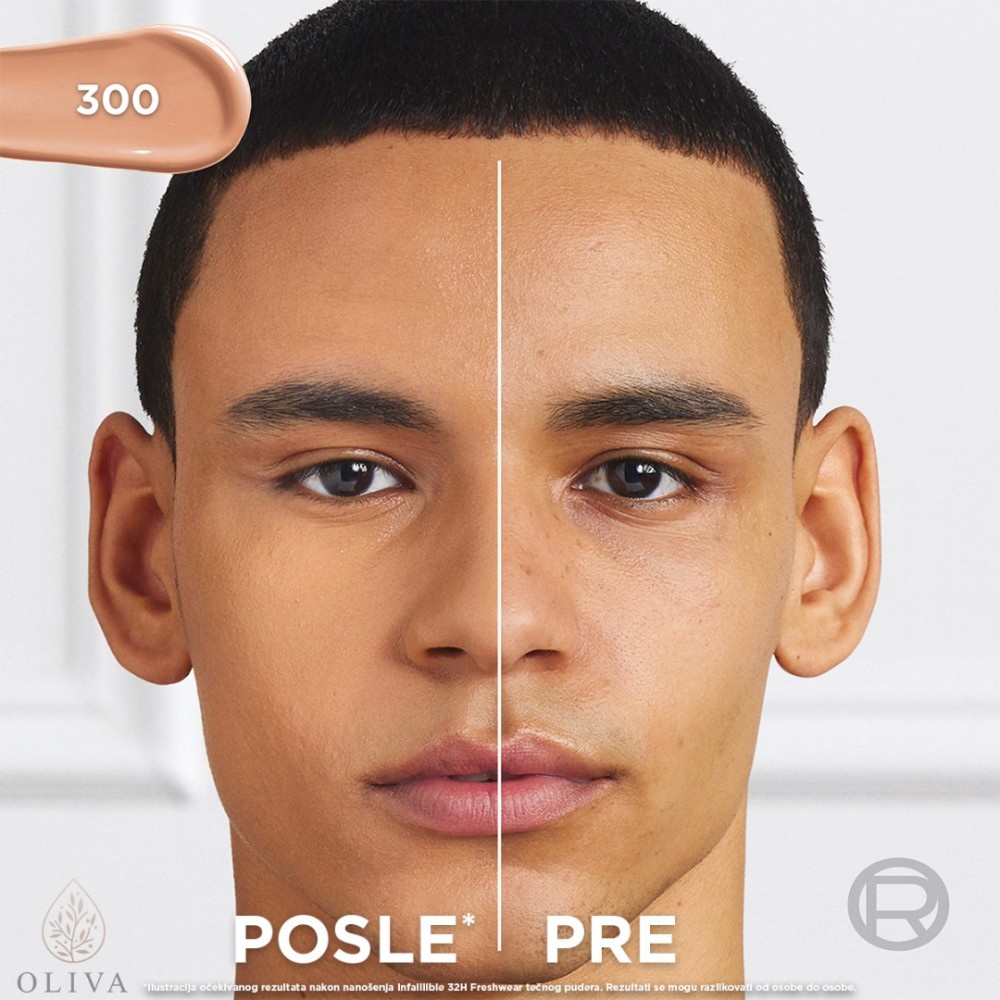 L’oreal Paris Infaillible 24H Fresh Wear Tecni Puder 300 Amber