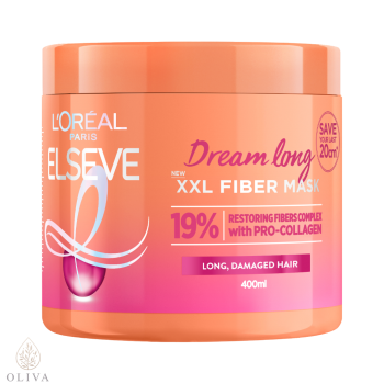 L'Oreal Paris Elseve Dream Long XXL Fiber maska za kosu 400 ml L'Oreal Paris Elseve Dream Long XXL Fiber maska za kosu 400 ml