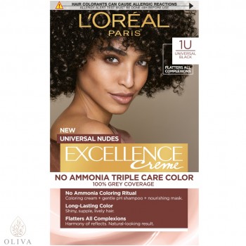 L'Oreal Paris Excellence Universal Nudes boja za kosu 1U L'Oreal Paris Excellence Universal Nudes boja za kosu 1U