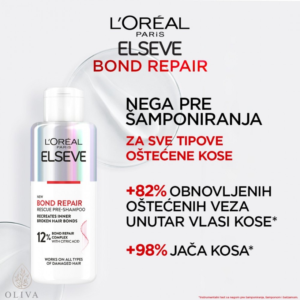 L'oreal Paris Elseve Bond Repair Nega Pre Šampona 200Ml