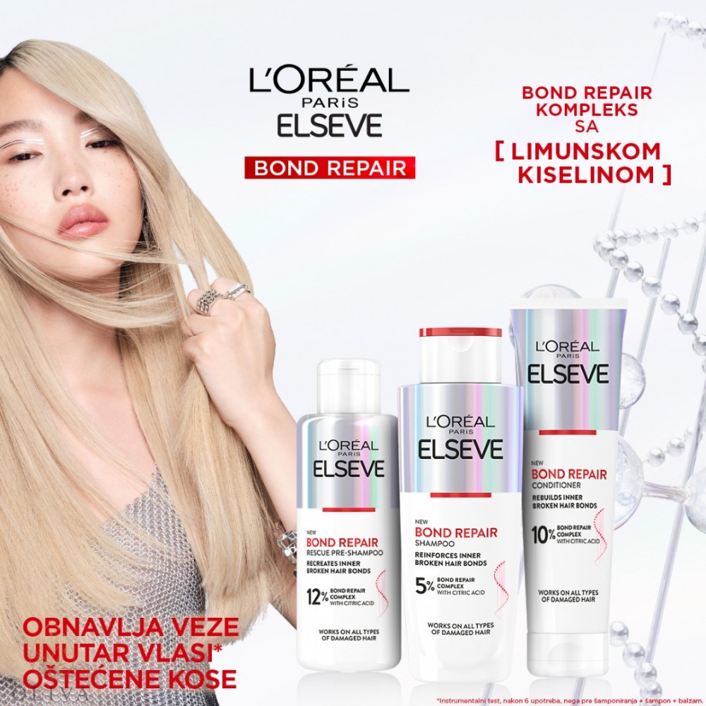 L'oreal Paris Elseve Bond Repair Šampon Za Kosu 200Ml