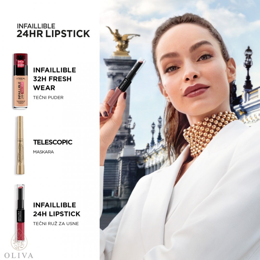 L'oreal Paris Infaillible 24H Rouge A Levres Tečni Ruž Za Usne 214