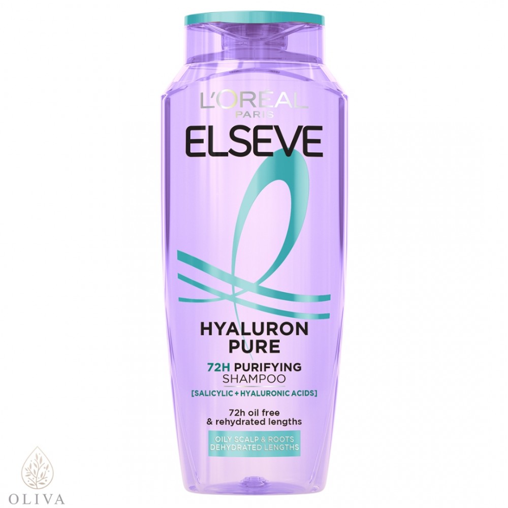 L’oreal Paris Elseve Hyaluron Pure Šampon Za Dehidriranu Kosu Koja Se Brzo Masti 250Ml