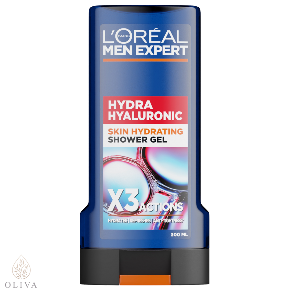 L'oréal Paris Men Expert Hydra Hyaluronic Gel Za Tuširanje 300 Ml