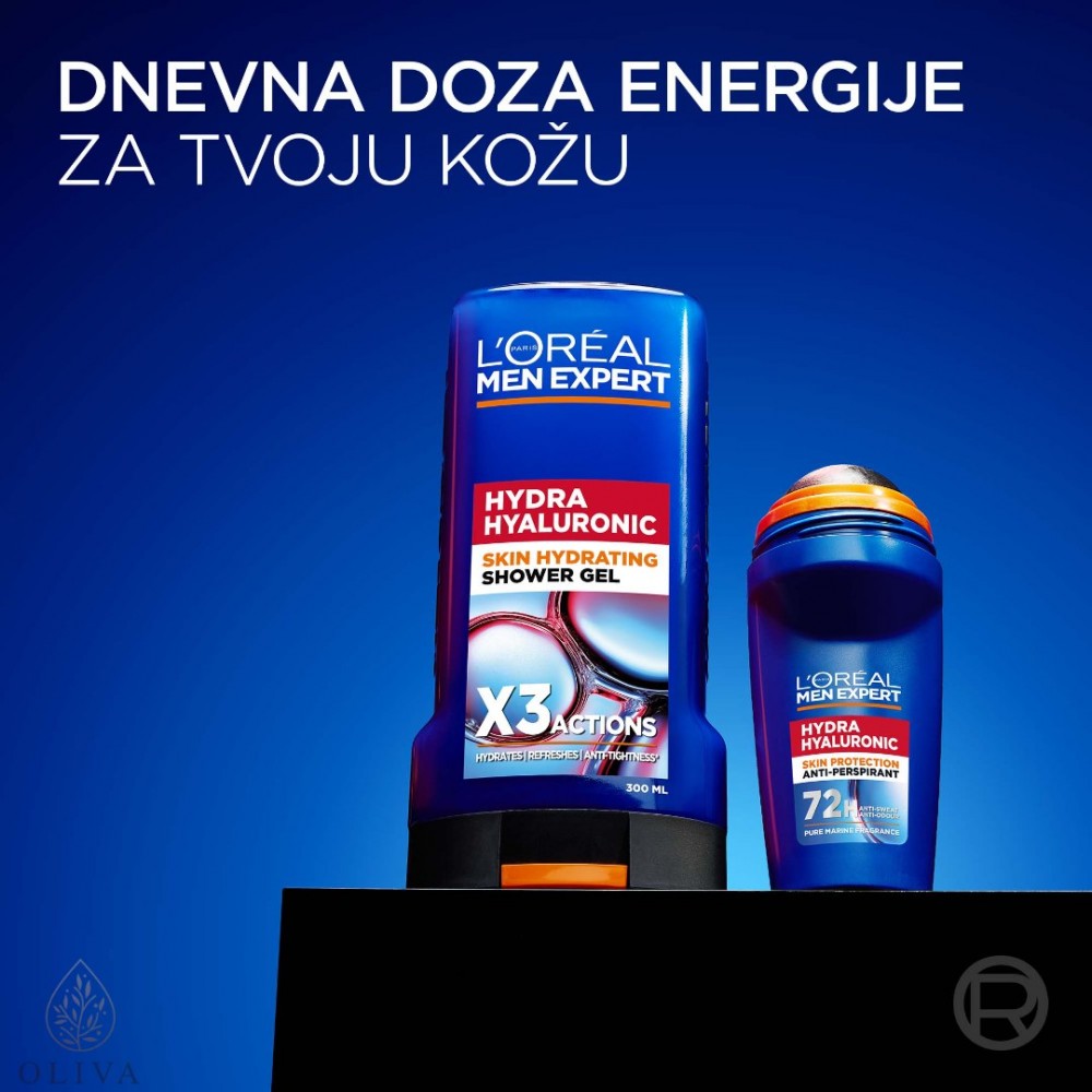 L'oréal Paris Men Expert Hydra Hyaluronic Gel Za Tuširanje 300 Ml
