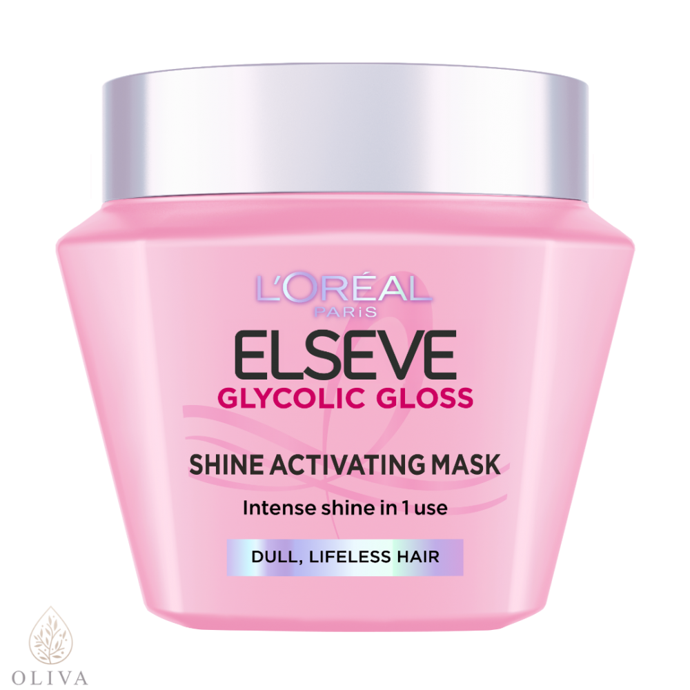 L'oreal Paris Elseve Glycolic Gloss Maska Za Beživotnu Kosu Bez Sjaja 300 Ml