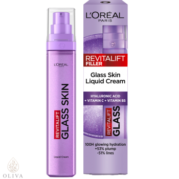 L'Oréal Paris Revitalift Filler Glass skin tečna krema 50 ml