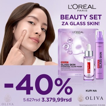 L'Oreal Paris Revitalift Filler Glass Skin set