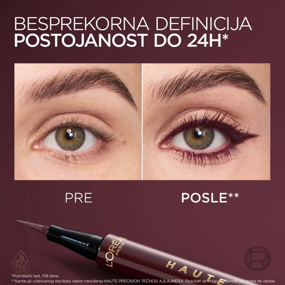 L'oreal Paris Haute Precision Ajlajner Bordo