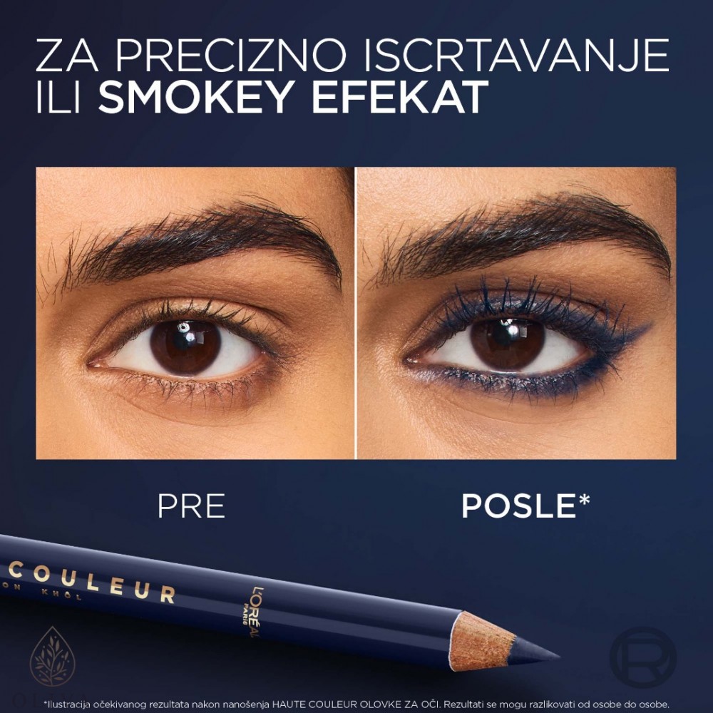 L'oreal Paris Haute Coul Olovka Za Oči Plava