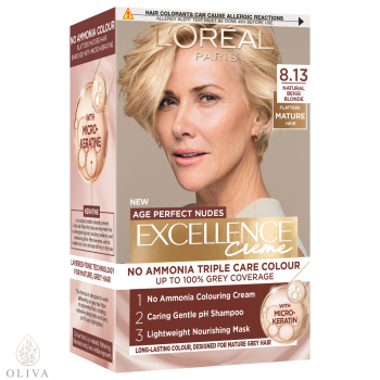 L'Oreal Excellence Age Perfect Nudes 8.13 Natural Beige Blonde boja za kosu