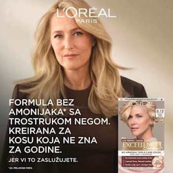 L'Oreal Excellence Age Perfect Nudes 8.13 Natural Beige Blonde boja za kosu
