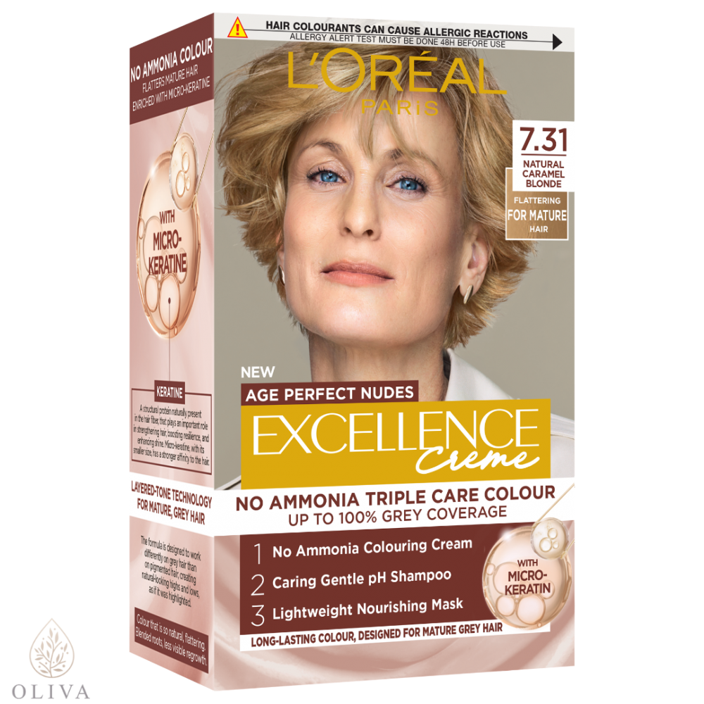 L'oreal Excellence Age Perfect Nudes 7.31 Linen Blonde Boja Za Kosu