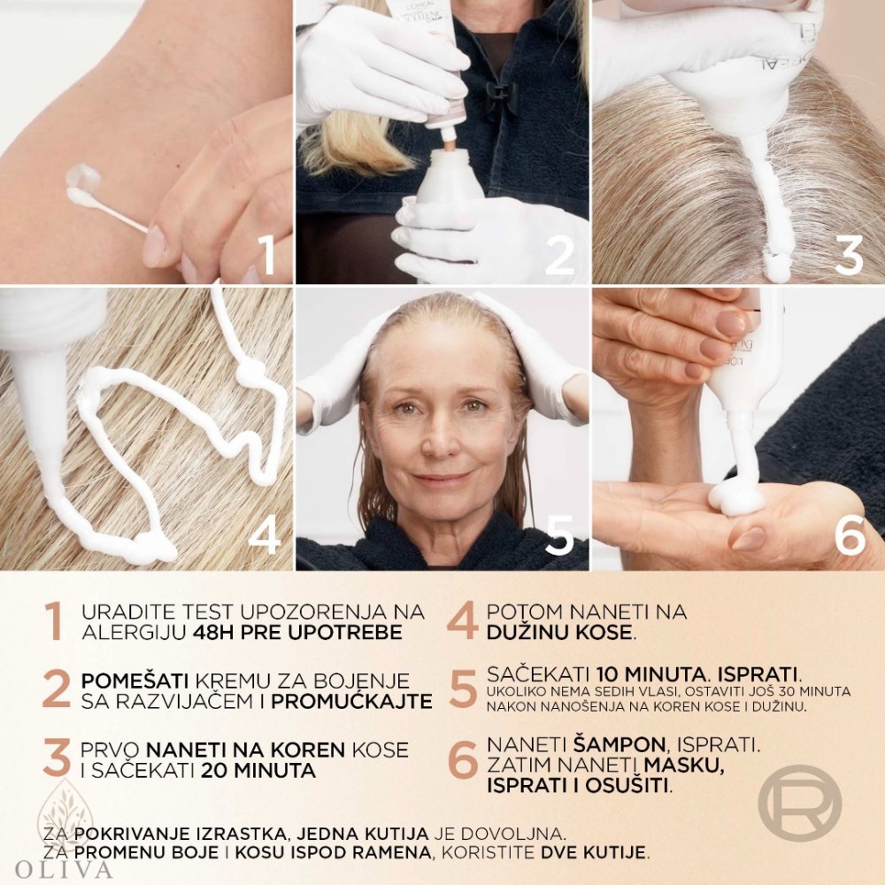 L'oreal Excellence Age Perfect Nudes 7.31 Linen Blonde Boja Za Kosu