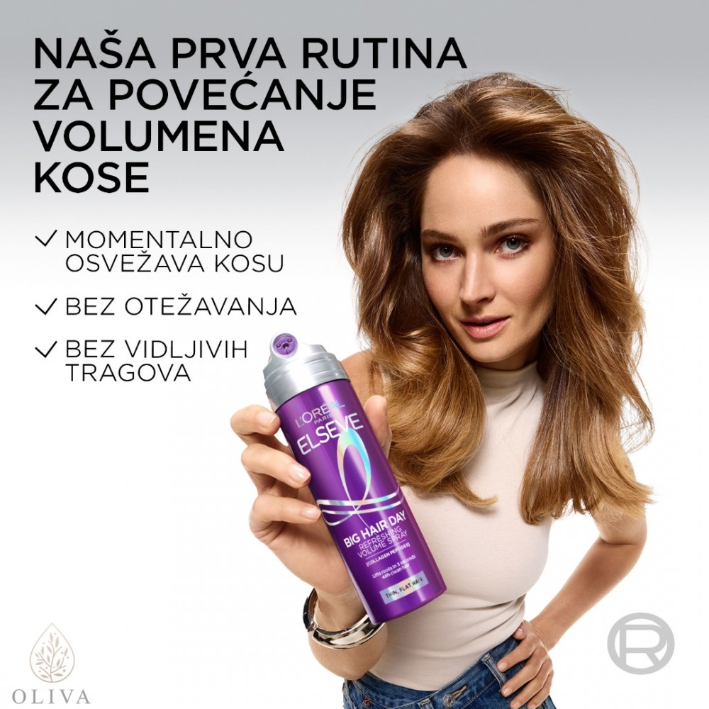 L'oreal Paris Elseve Collagen Lifter Big Hair Day Sprej Za Kosu 200 Ml