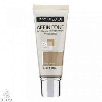 MAYBELLINE New York Affinitone Tečni puder 42 Dark Beige