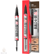 Maybelline New York Build-A-Brow 2 U 1 Olovka Za Obrve I Gel Za Fiksiranje 260 Deep Brown