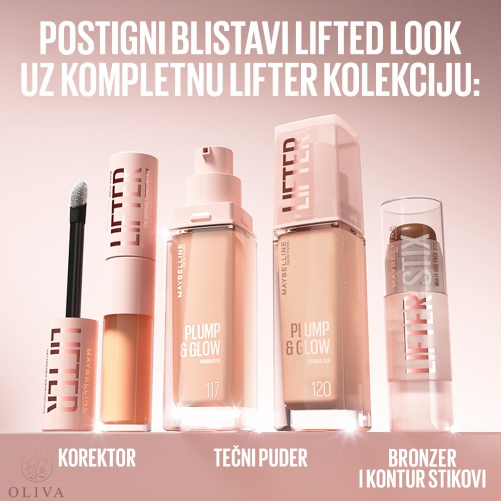 Maybelline New York  Lifter Plump & Glow Tečni Puder 112