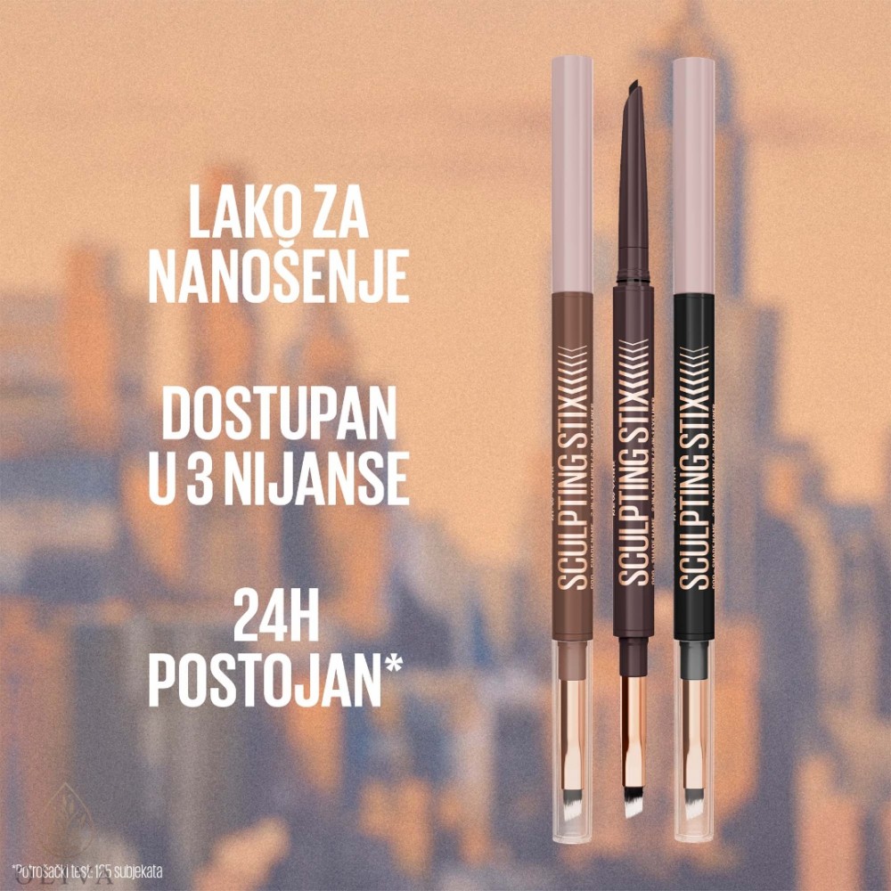 Maybelline Sculpting Stix Olovka Za Oči 016 Black Blur