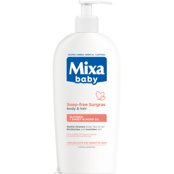 MIXA Baby Nežan gel za telo i kosu bez sapuna 400 ml