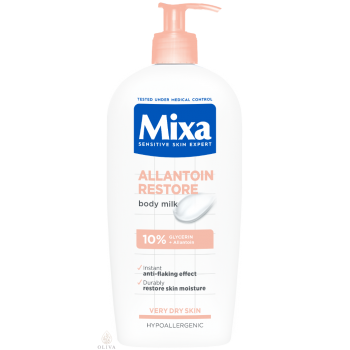 Mixa Allantoin hranljivo mleko za telo za veoma suvu kožu 400ml