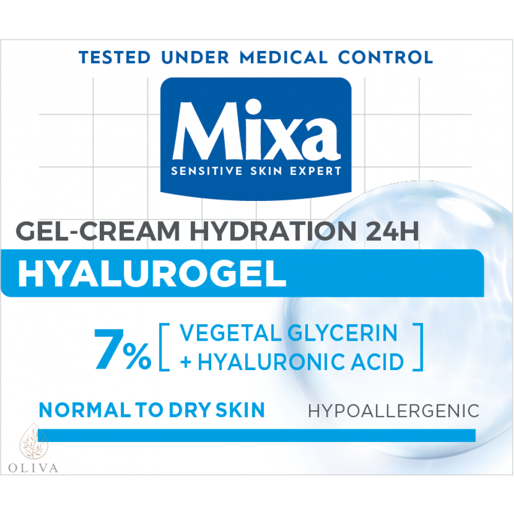 Mixa Hyalurogel Light Hidratantna Gel-Krema Za Lice 50 Ml
