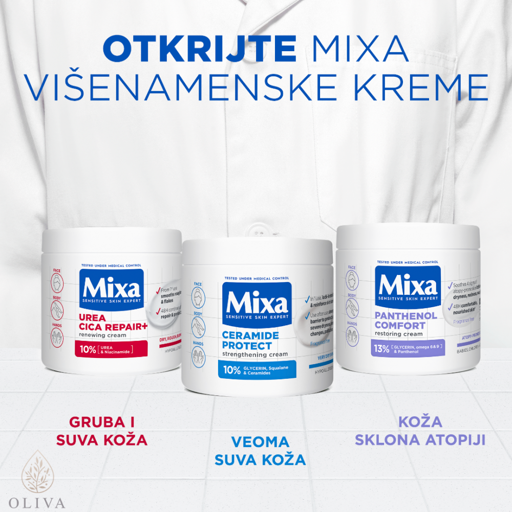 Mixa Panthenol Comfort Umirujuća Krema Za Kožu Sklonu Atopiji 400 Ml