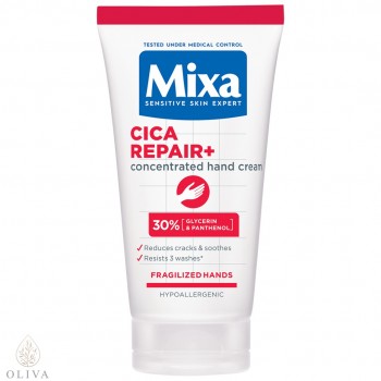 Mixa Cica Urea Repair+ Krema za ruke za osetljivu kožu sa zaštitom kožne barijere 50 ml