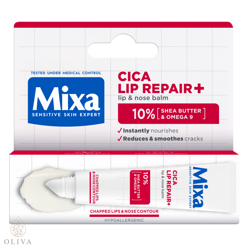 Mixa Cica Lip Repair+ Balzam Za Negu Usana I Područja Oko Nosa 10 Ml