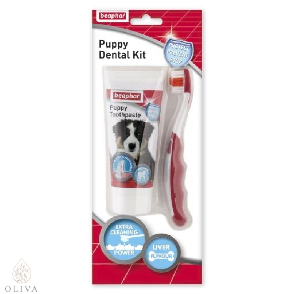 Beaphar Puppy Dental Kit Set Za Oralnu Higijenu Štenaca 50 G