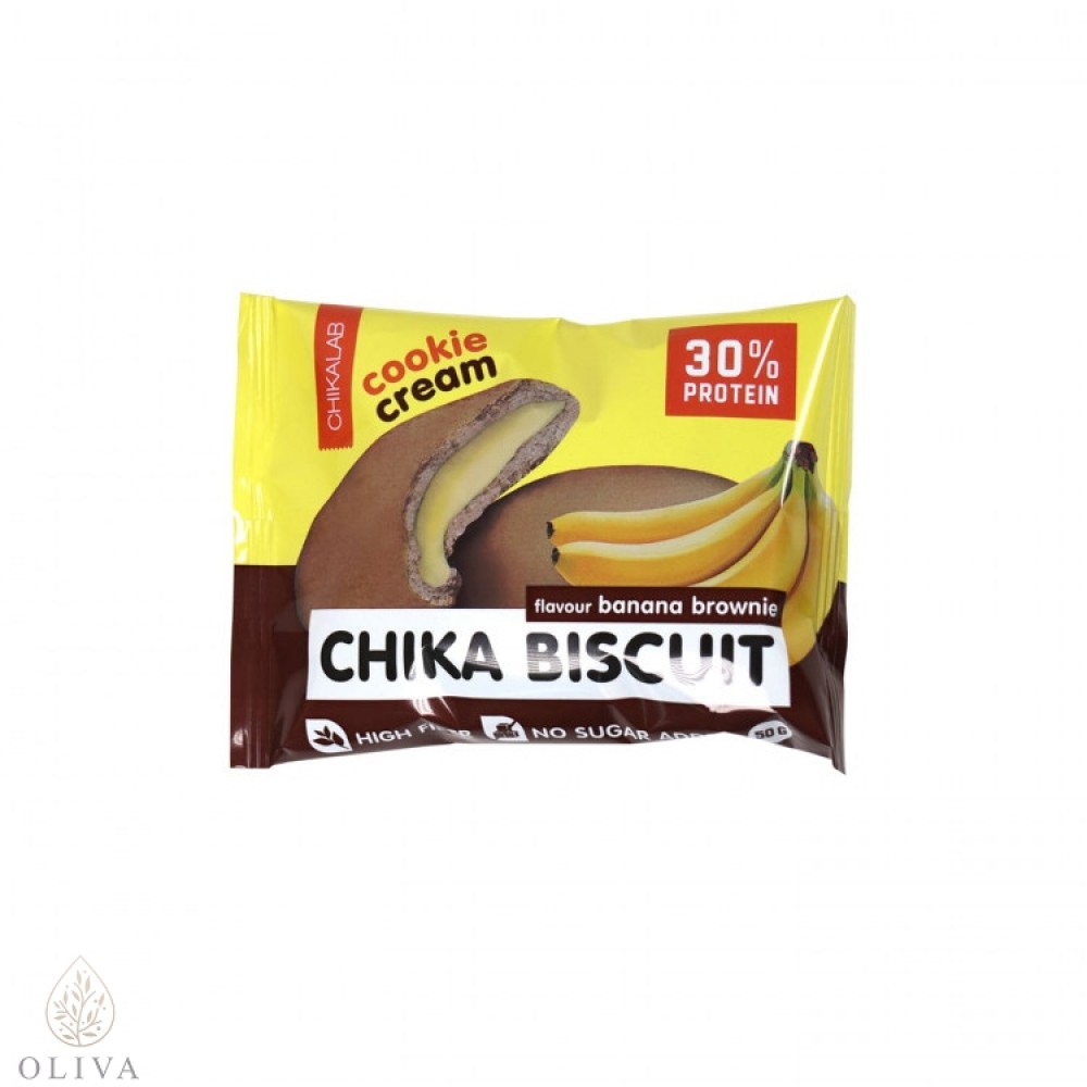 Nepreliveni Cookie Sa Punjenjem Banana Brownie 50G Chikalab