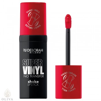 Deborah Super Vinyl No Transfer ruž za usne 04 Signature Red