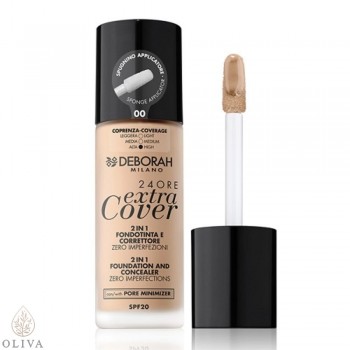 DEBORAH 24ore Extra cover foundation 00