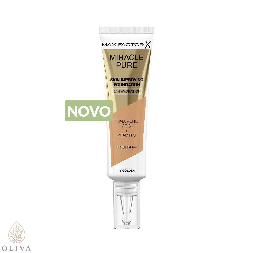 Max Factor Miracle Pure Skin-Improving 75 Golden Tečni Puder 30Ml
