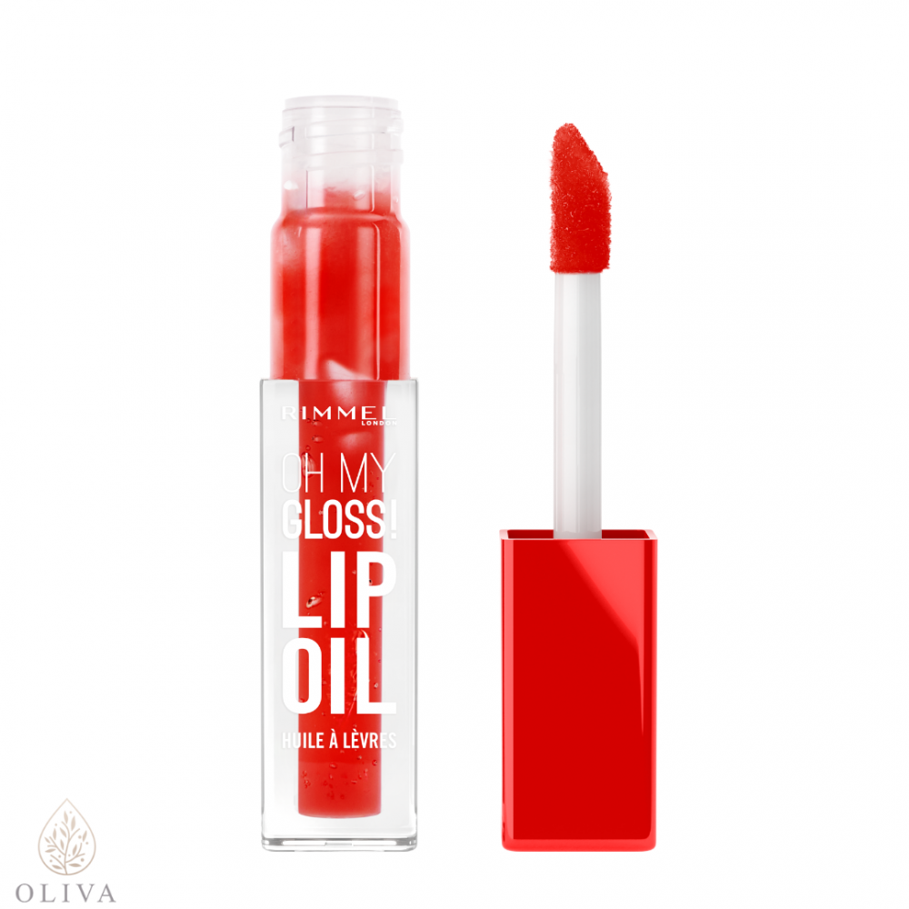 Rimmel London Oh My Gloss! Lip Oil Sjaj Za Usne 004 Vivid Red Rimmel London Oh My Gloss! Lip Oil Sjaj Za Usne 004 Vivid Red