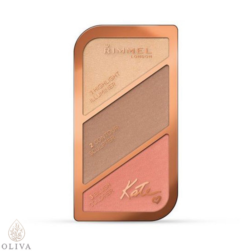 Rimmel Kate 002 Skulpiting I Hajlating Paleta