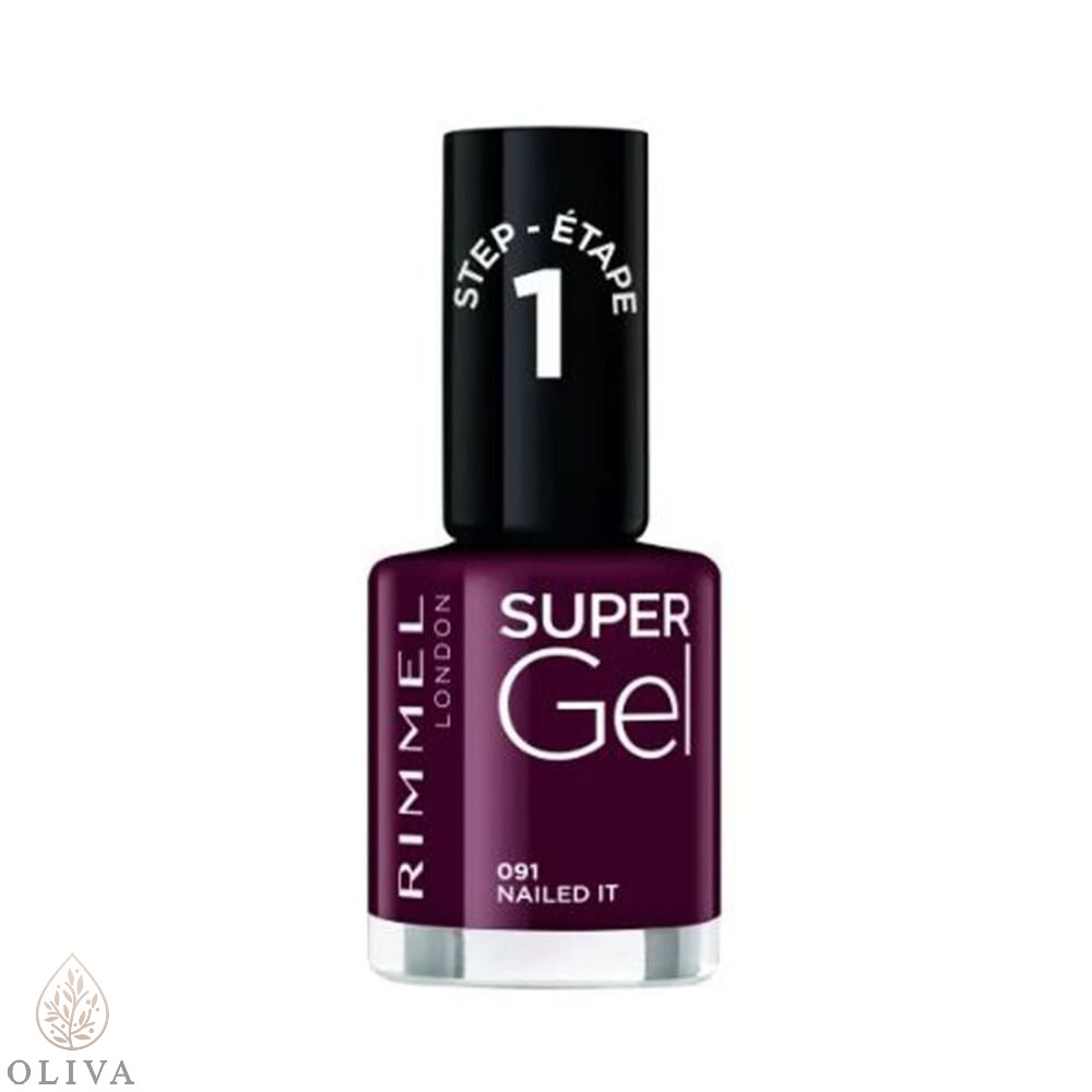 Rimmel Super Gel Nagellack – 2-Phasen-System, 14 Tage Halt, Ohne UV-Lampe