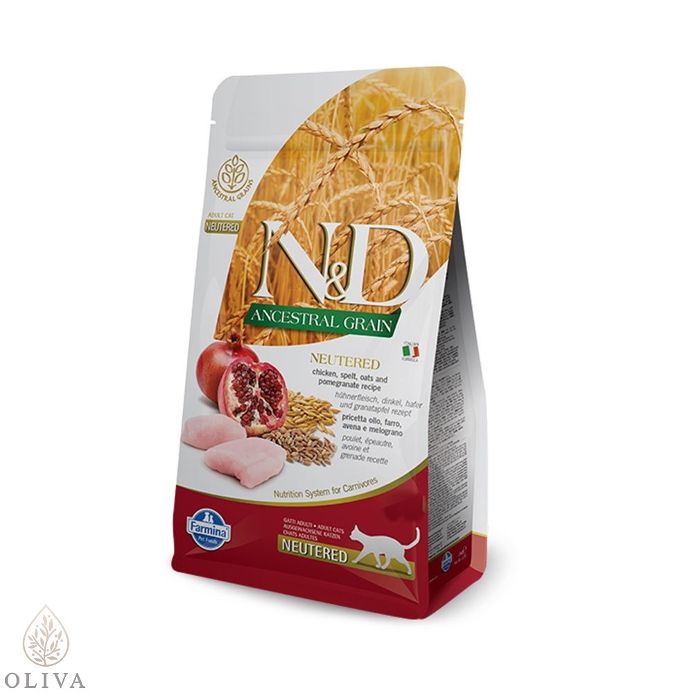 N&D Ag Cat Neutered Chicken&Pomegranate 300G