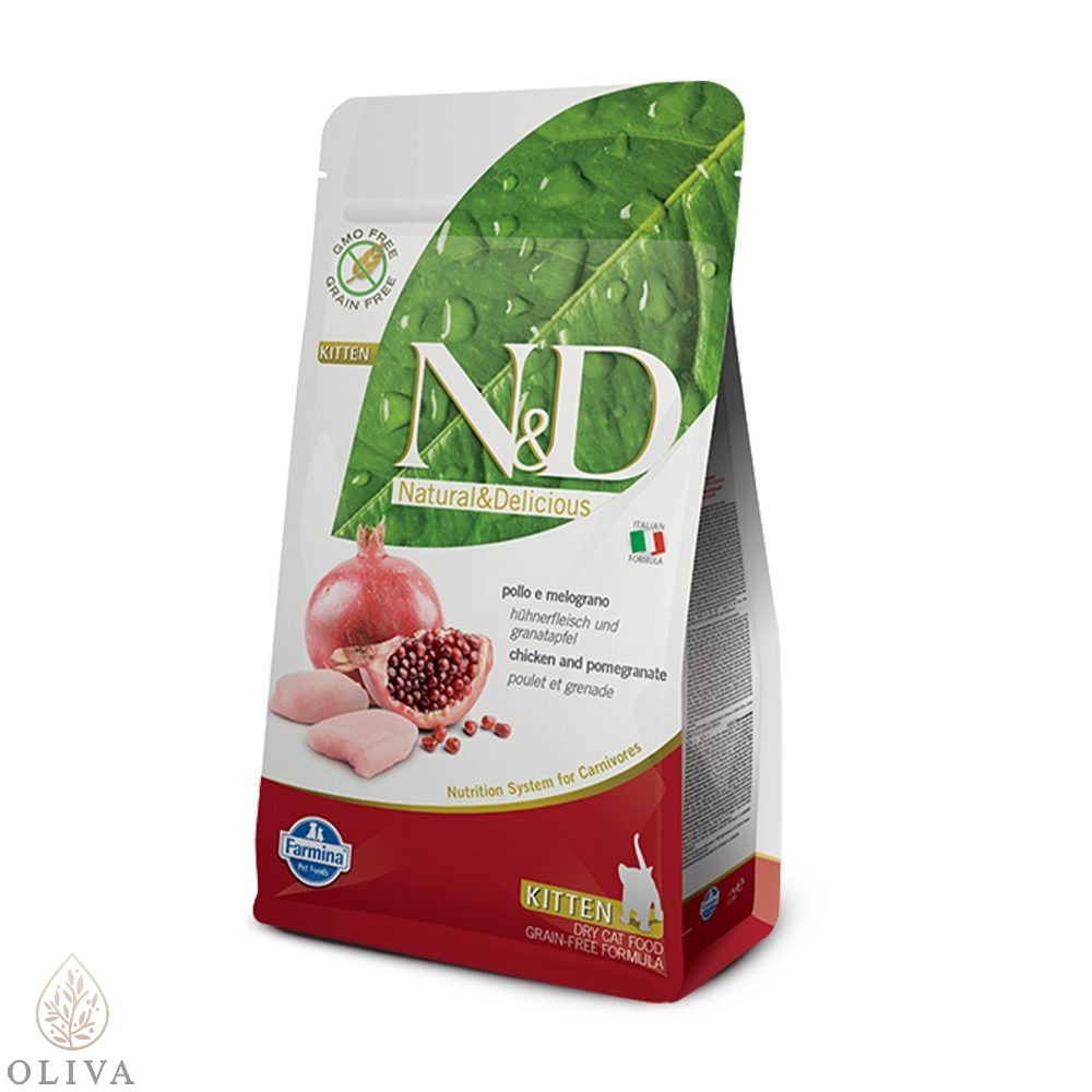 N&D Prime Cat Kitten Chicken&Pomegrante 300G