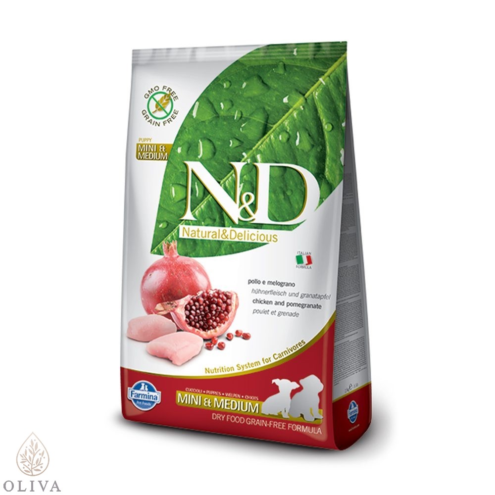 N&D Prime Puppy Chicken&Pomegrante Mini 2,5Kg
