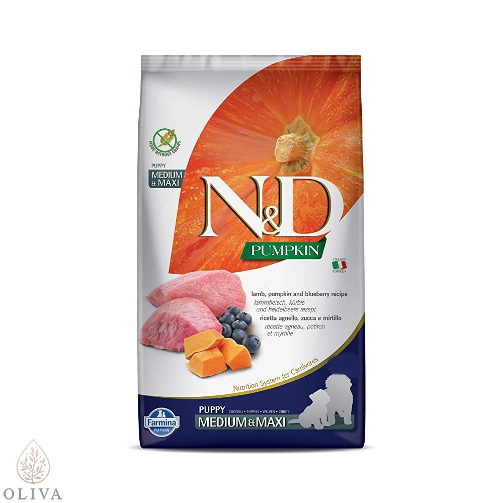 N&D Pumpkin Lamb&Blueberry Medium&Maxi 2,5Kg