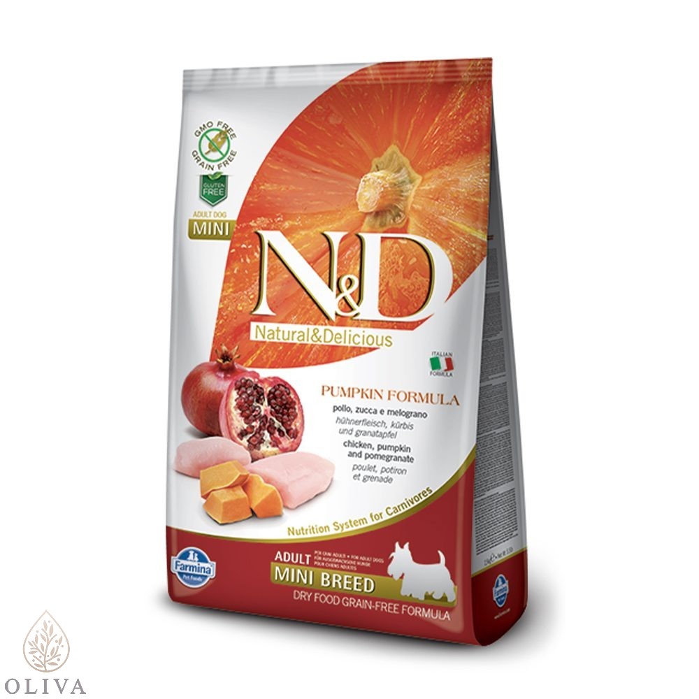 N&D Pumpkin Puppy Chicken&Pom. Mini 800G