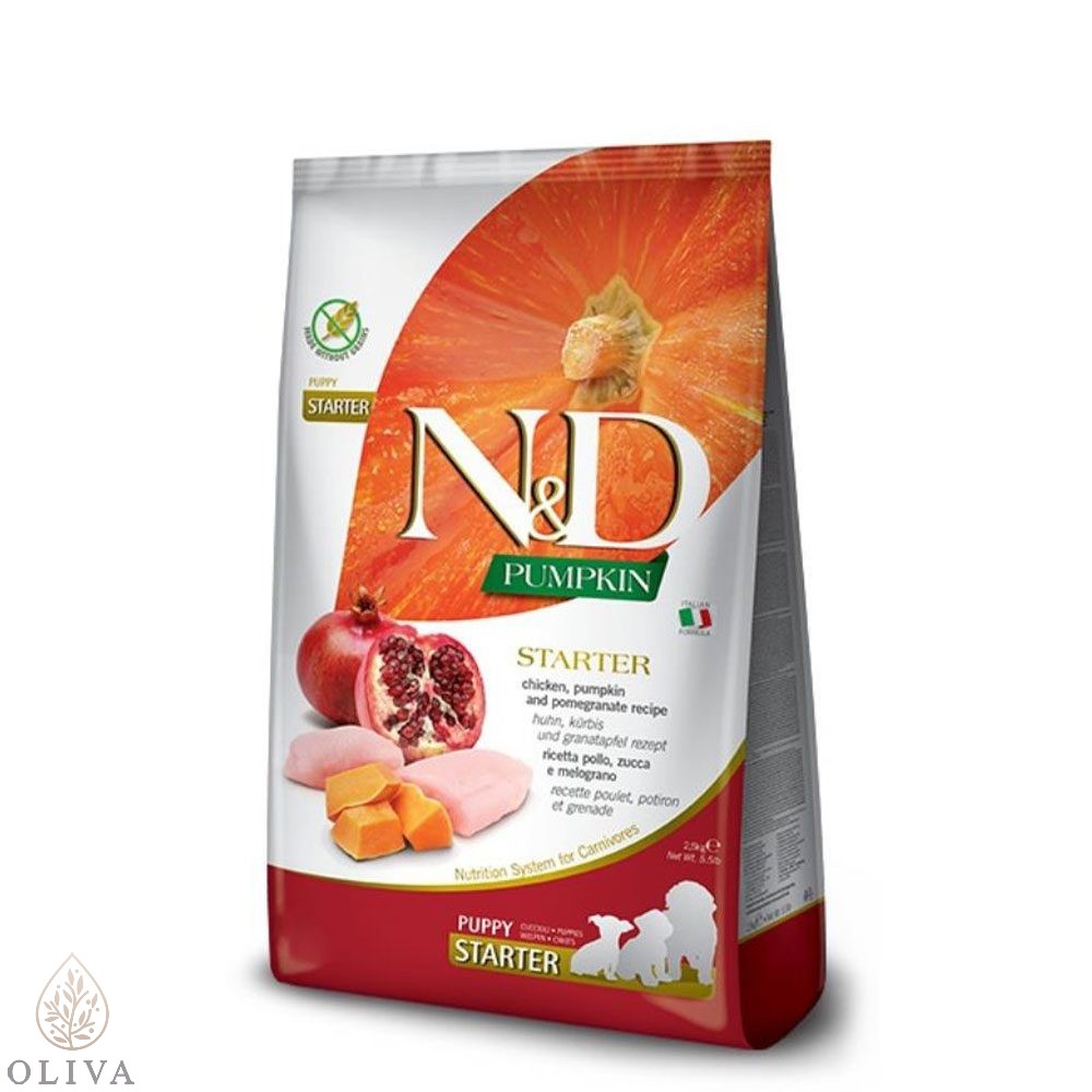 N&D Pumpkin Puppy Starter Chicken&Pom. 2,5Kg